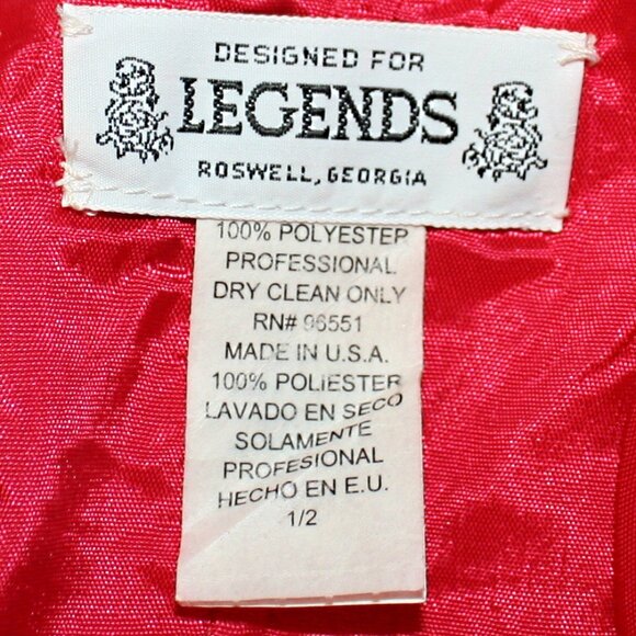 LEGENDS Dress Homecoming Halter Gown Formal Elegant Red Sexy Chiffon Prom 2 - Picture 7 of 13